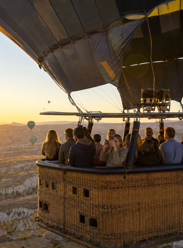 Cappadocia Hot Air Balloon Flight at Sunrise